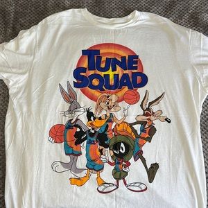 Space Jam shirt with detail on the back